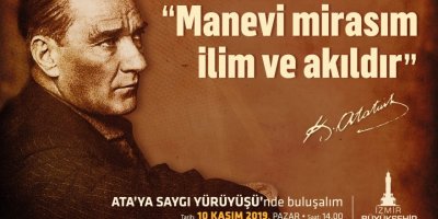 İZMİR'DE ATATÜRK İÇİN ÖZEL ANMA PROGRAMI