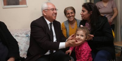 CHP'Lİ SELVİTOPU EV ZİYARETLERİNE BAŞLADI