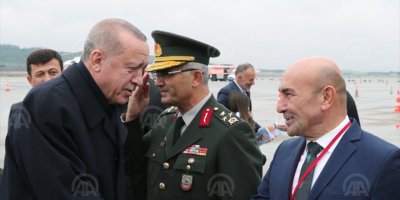 CUMHURBAŞKANI ERDOĞAN İZMİR'DE...