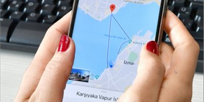 İZMİR'DE DENİZ SEFERLERİ GOOGLE HARİTALAR'A GİRDİ