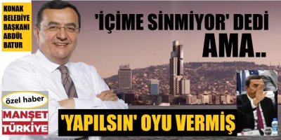 HAFTANIN MANŞETİ..'İÇİME SİNMİYOR'DİYEN BAŞKAN GÖKDELEN İÇİN İZİN VERMİŞ..