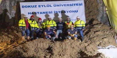 NARLIDERE METROSU'NDA ÜÇÜNCÜ İSTASYONA ULAŞILDI