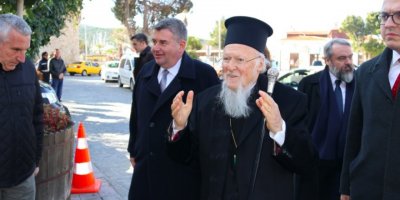 RUM PATRİĞİ BARTHOLOMEOS'TAN ÇEŞME'YE ZİYARET