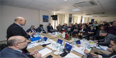 TUNÇ SOYER URLALI MUHTARLARLA BULUŞTU