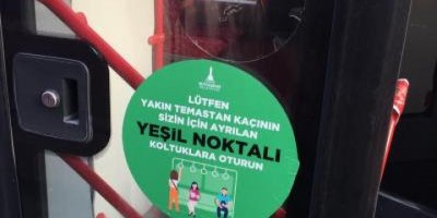 İZMİR'DE TOPLU ULAŞIMDA 'YEŞİL KOLTUK' UYGULAMASI