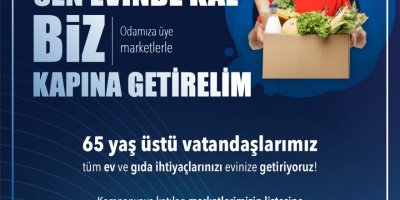 İZTO'DAN “SEN EVİNDE KAL, BİZ KAPINDAYIZ" KAMPANYASI