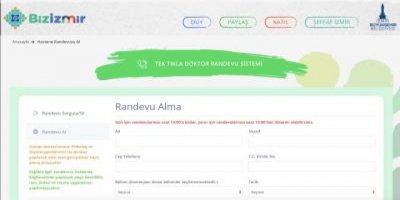 İZMİR'DE DOKTOR DANIŞMA HATTI DEVREDE...İŞTE DETAYLAR...