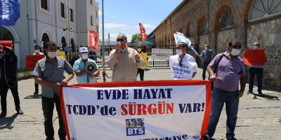 CHP'Lİ SERTEL'DEN DEMİRYOLU İŞÇİSİNE DESTEK