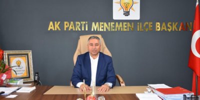 AK PARTİ MENEMEN İLÇE BAŞKANI ÇELİK'TEN 'İSTİFA 'AÇIKLAMASI