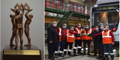 KALİTE DERNEĞİ İZMİR METRO A.Ş'YE 'MÜKEMMELLİK' ÖDÜLÜ VERDİ
