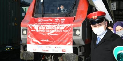 RUSYA VE ÇİN’E GİDECEK İHRACAT TRENLERİ ANKARA’DAN YOLA ÇIKTI