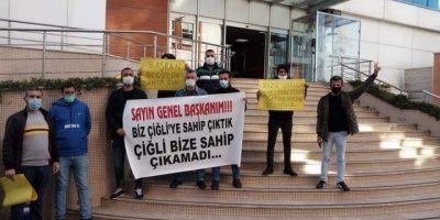 CHP ÇİĞLİ İLÇE ÖRÜTÜ GENÇLERİ ÇİĞLİ BELEDİYESİ'NDE EYLEM BAŞLATTI
