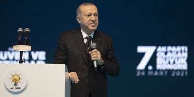 CUMHURBAŞKANI ERDOĞAN BÜYÜK KONGREDE KONUŞUYOR