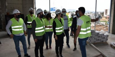 AK PARTİ İZMİR MİLLETVEKİLİ ÇANKIRI HASTANE İNŞAATLARINI İNCELEDİ