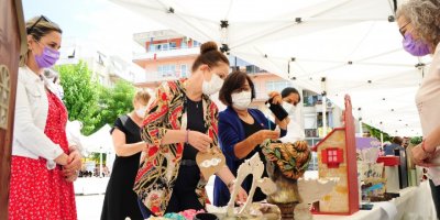 BALÇOVALI KADINLAR ÜRETEREK GÜÇLENİYOR