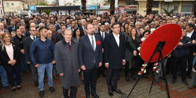 ÇİĞLİ'NİN BAŞKANI UTKU GÜMRÜKÇÜ İLK ÖNCE ATA'YA GİTTİ