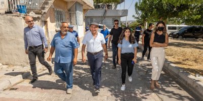 TUNÇ SOYER'DEN 'KADİFEKALE' ZİYARETİ