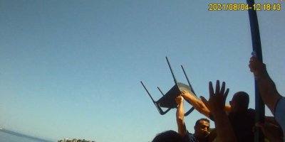 KARABURUN'DA 'PİTBUL'LU, DEMİR SOPALI, BEYZBOL SOPALI ' İŞGAL