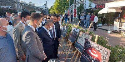 MHP İZMİR 30 AĞUSTOS'TA 'KOCATEPE'DEN İZMİR'E ZAFER YOLU' SERGİSİNDE BULUŞTU