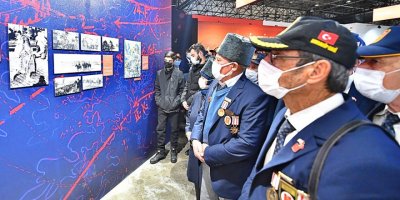 İSTİKLAL SERGİSİ GAZİLERLE BULUŞTU