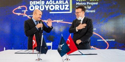 BUCA METROSU'NUN YAPIM SÖZLEŞMESİ İMZALANDI