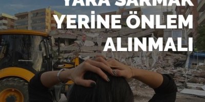 İNŞAAT MÜHENDİSLERİ ODASI İZMİR ŞUBESİ'NDEN 'DEPREM' AÇIKLAMASI