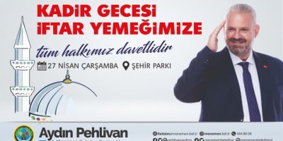 MENEMEN KADİR GECESİ'NDE AYNI ÇATI ALTINDA BULUŞACAK