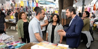 CHP İZMİR PAZARA ÇIKTI...ESNAF NE SÖYLEDİ?