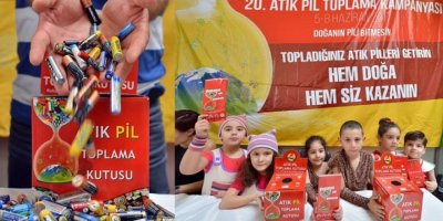 İZMİR'DE 25. ATIK PİL TOPLAMA KAMPANYASI BAŞLIYOR