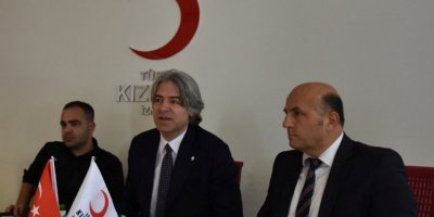 KIZILAY GAZETECİLERLE BULUŞTU..BAYKALMIŞ KIZILAY'I ANLATTI