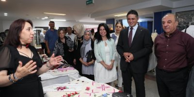 ALAİAĞA'DA KADINLARDAN EL EMEĞİ SERGİSİ