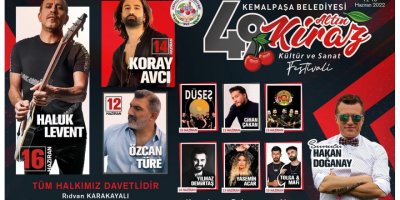 KEMALPAŞA’DA KİRAZ FESTİVALİ COŞKUSU BAŞLIYOR