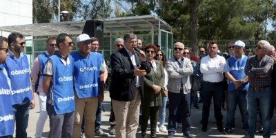 CHP'Lİ KAMİL OKYAY SINDIR'DAN TÜPRAŞ EYLEMİNE DESTEK