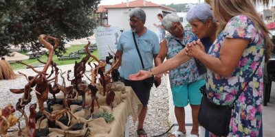 KARABURUN'DA ARDIÇ'IN GİZEMİ HEYKELLERLE ÖLÜMSÜZLEŞTİ