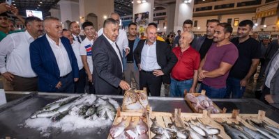 SOYER BALIKÇILARA 'BEREKETLİ OLSUN' DEDİ