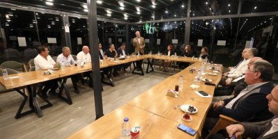 ALİ ENGİN, MUHTARLARI AĞIRLADI