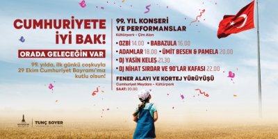 ÜMİT BESEN BİLE VAR..İZMİR'DE ÜÇ GÜN ÜÇ GECE 99.YIL KUTLAMASI VAR..