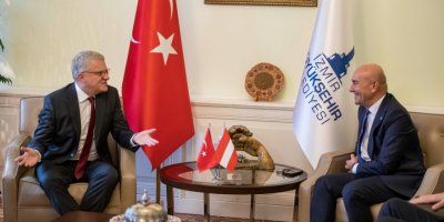 TUNÇ SOYER LİNZ BELEDİYE BAŞKANI LUGER'İ AĞIRLADI