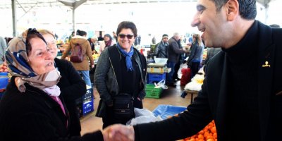 CHP MENDERES ADAYI KAYALAR ESNAFIN ŞİKAYETLERİNİ DİNLEDİ