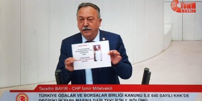 MECLİSTE ERDAL BAKKALLI GÖNDERME