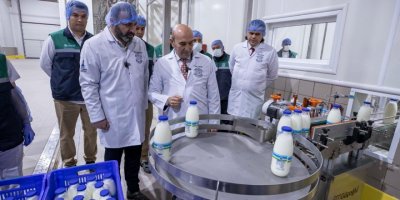 BAYINDIR SÜT İŞLEME FABRİKASI'NDA TEST ÜRETİMİ BAŞLADI