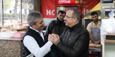 AK PARTİLİ SÜREKLİ'DEN ESNAF ZİYARETLERİ