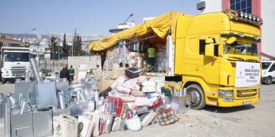 KONAK BELEDİYESİ KAHRAMANMARAŞ'A ÇADIRKENT KURUYOR