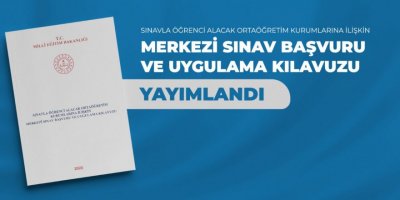 VELİLER DİKKAT...!LGS SINAV KILAVUZU YAYIMLANDI