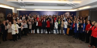 BAYRAKLI'DA AK PARTİ İZMİR İL BAŞKANI SAYGILI'YA COŞKULU KARŞILAMA