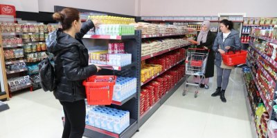 HALK MARKET BUCALIYA CAN SUYU OLDU