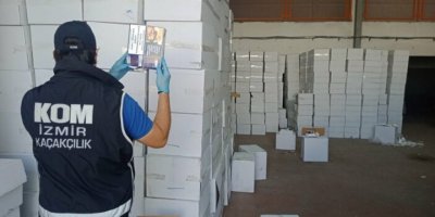 İZMİR POLİSİ YİNE AFFETMEDİ..KAÇAKÇIYA AĞIR DARBE