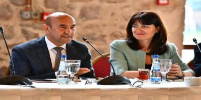 TARİHİ HAVAGAZI FABRİKASI'NDA İZMİR-SELANİK GEMİ HATTI ZİRVESİ