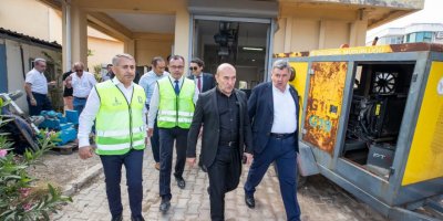 SOYER ÇEŞME YATIRIMLARINI DENETLEDİ