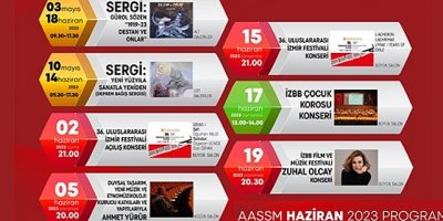 HAZİRAN'DA İZMİR SANATA DOYACAK!